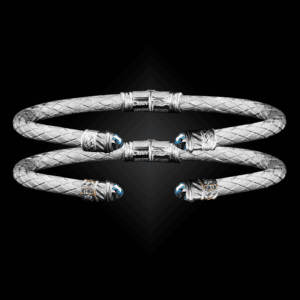 202 Blue Topaz Caerleon two Classica Cuff Bracelet Builder