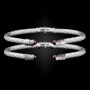 202 Garnet Caerleon two Classica Cuff Bracelet Builder