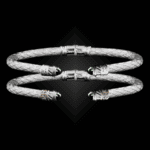202 Lab Created Emerald Caerleon two Classica Cuff Bracelet Builder