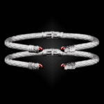 202 Lab Created Ruby Caerleon two Classica Cuff Bracelet Builder