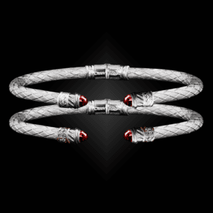 202 Lab Created Ruby Caerleon two Classica Cuff Bracelet Builder