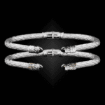 202 Lab Created Alexandrite Caerleon two Classica Cuff Bracelet Builder
