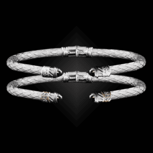 202 Lab Created Alexandrite Caerleon two Classica Cuff Bracelet Builder