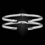 202 Onyx Black Caerleon two Classica Cuff Bracelet Builder