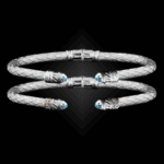 202 Sky Blue Topaz Caerleon two Classica Cuff Bracelet Builder