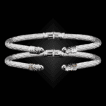 202 White Topaz Caerleon two Classica Cuff Bracelet Builder