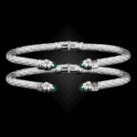 203 Green Onyx Caerleon two Natura Cuff Bracelet Builder