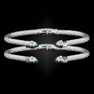 203 Green Onyx Caerleon two Natura Cuff Bracelet Builder