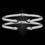 203 Lab Created Emerald Caerleon two Natura Cuff Bracelet Builder