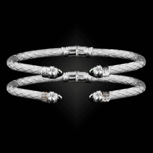 203 Lab Created Emerald Caerleon two Natura Cuff Bracelet Builder