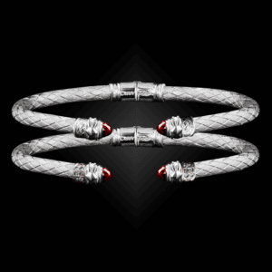203 Lab Created Ruby Caerleon two Natura Cuff Bracelet Builder