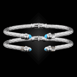 203 Sky Blue Topaz Caerleon two Natura Cuff Bracelet Builder