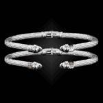 203 White Topaz Caerleon two Natura Cuff Bracelet Builder