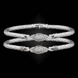 301 Diamond Caerleon two Elegante Bangle Bracelet Builder