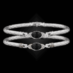 301 Onyx Black Caerleon two Elegante Bangle Bracelet Builder