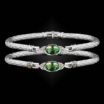 301 Peridot Caerleon two Elegante Bangle Bracelet Builder