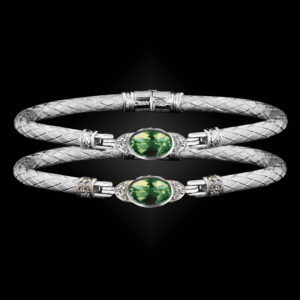 301 Peridot Caerleon two Elegante Bangle Bracelet Builder