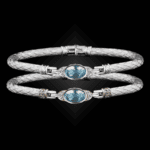 301 Sky Topaz Caerleon two Elegante Bangle Bracelet Builder