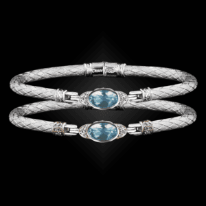 301 Sky Topaz Caerleon two Elegante Bangle Bracelet Builder