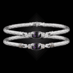 302 Amethyst Caerleon two Classica Bangle Bracelet Builder