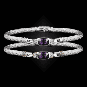 302 Amethyst Caerleon two Classica Bangle Bracelet Builder