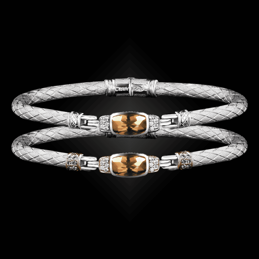 302 Citrine Caerleon two Classica Bangle Bracelet Builder