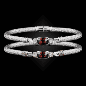 302 Garnet Caerleon two Classica Bangle Bracelet Builder