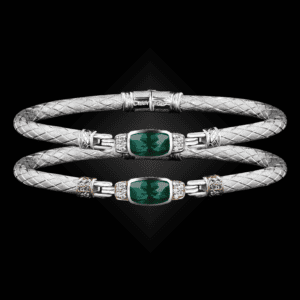 302 Onyx Green Caerleon two Classica Bangle Bracelet Builder