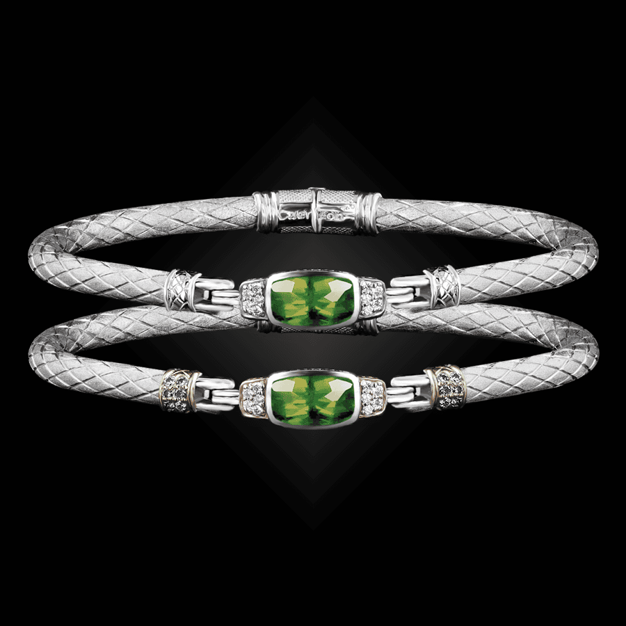 302 Peridot Caerleon two Classica Bangle Bracelet Builder
