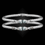 302 Sky Topaz Caerleon two Classica Bangle Bracelet Builder