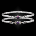 303 Amethyst Caerleon two Natura Bangle Bracelet Builder