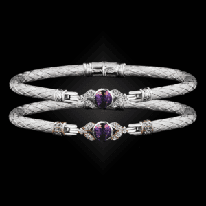 303 Amethyst Caerleon two Natura Bangle Bracelet Builder