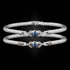 303 Blue Topaz Caerleon two Natura Bangle Bracelet Builder