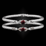303 Garnet Caerleon two Natura Bangle Bracelet Builder