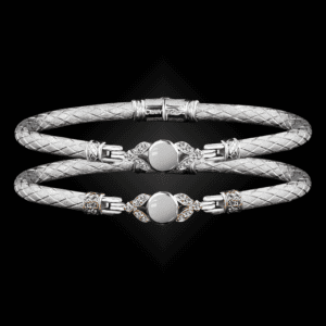 303 Mother of Pearl Caerleon two Natura Bangle Bracelet Builder