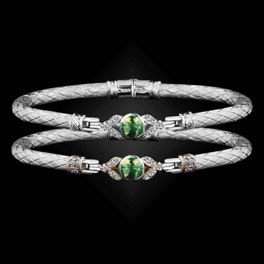 303 Peridot Caerleon two Natura Bangle Bracelet Builder