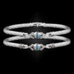 303 Sky Topaz Caerleon two Natura Bangle Bracelet Builder