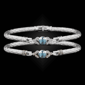 303 Sky Topaz Caerleon two Natura Bangle Bracelet Builder