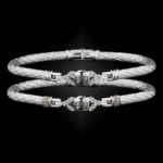 303 White Topaz Caerleon two Natura Bangle Bracelet Builder