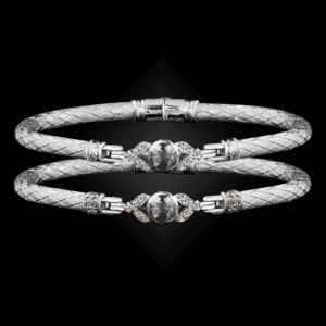 303 White Topaz Caerleon two Natura Bangle Bracelet Builder