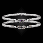 304 Amethyst Caerleon two Marchesa Bangle Bracelet Builder