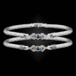 304 Blue Topaz Caerleon two Marchesa Bangle Bracelet Builder