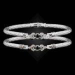304 Lab Alexandrite Caerleon two Marchesa Bangle Bracelet Builder