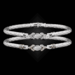 304 Mother of Pearl Caerleon two Marchesa Bangle Bracelet Builder