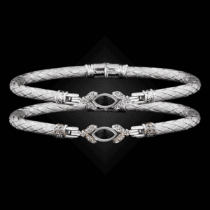 304 Onyx Black Caerleon two Marchesa Bangle Bracelet Builder