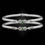 304 Peridot Caerleon two Marchesa Bangle Bracelet Builder