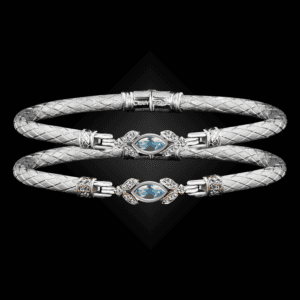 304 Sky Topaz Caerleon two Marchesa Bangle Bracelet Builder