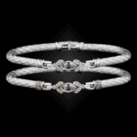 304 White Topaz Caerleon two Marchesa Bangle Bracelet Builder