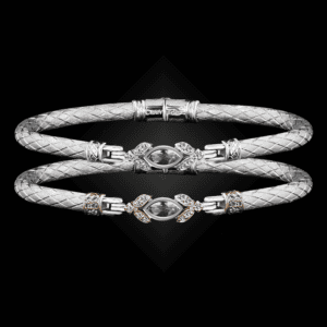 304 White Topaz Caerleon two Marchesa Bangle Bracelet Builder