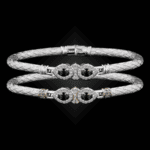 305 Lab Alexandrite Caerleon two La Pera Bangle Bracelet Builder